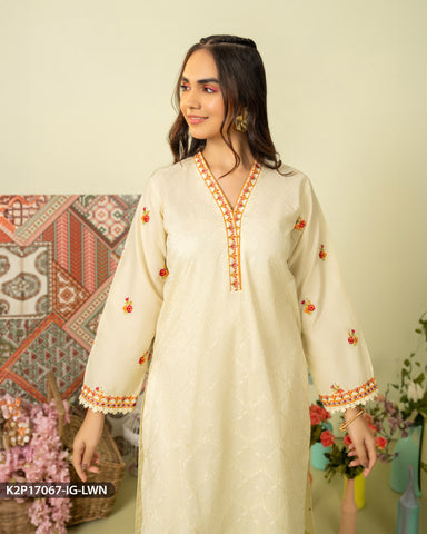 2 Piece Embroidered Lawn Suit