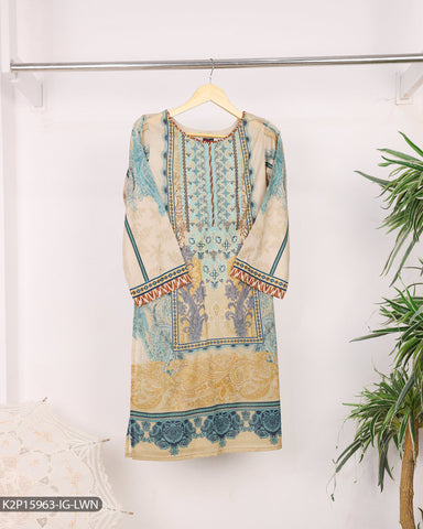 Stitched 2 Piece Embroidered Suit