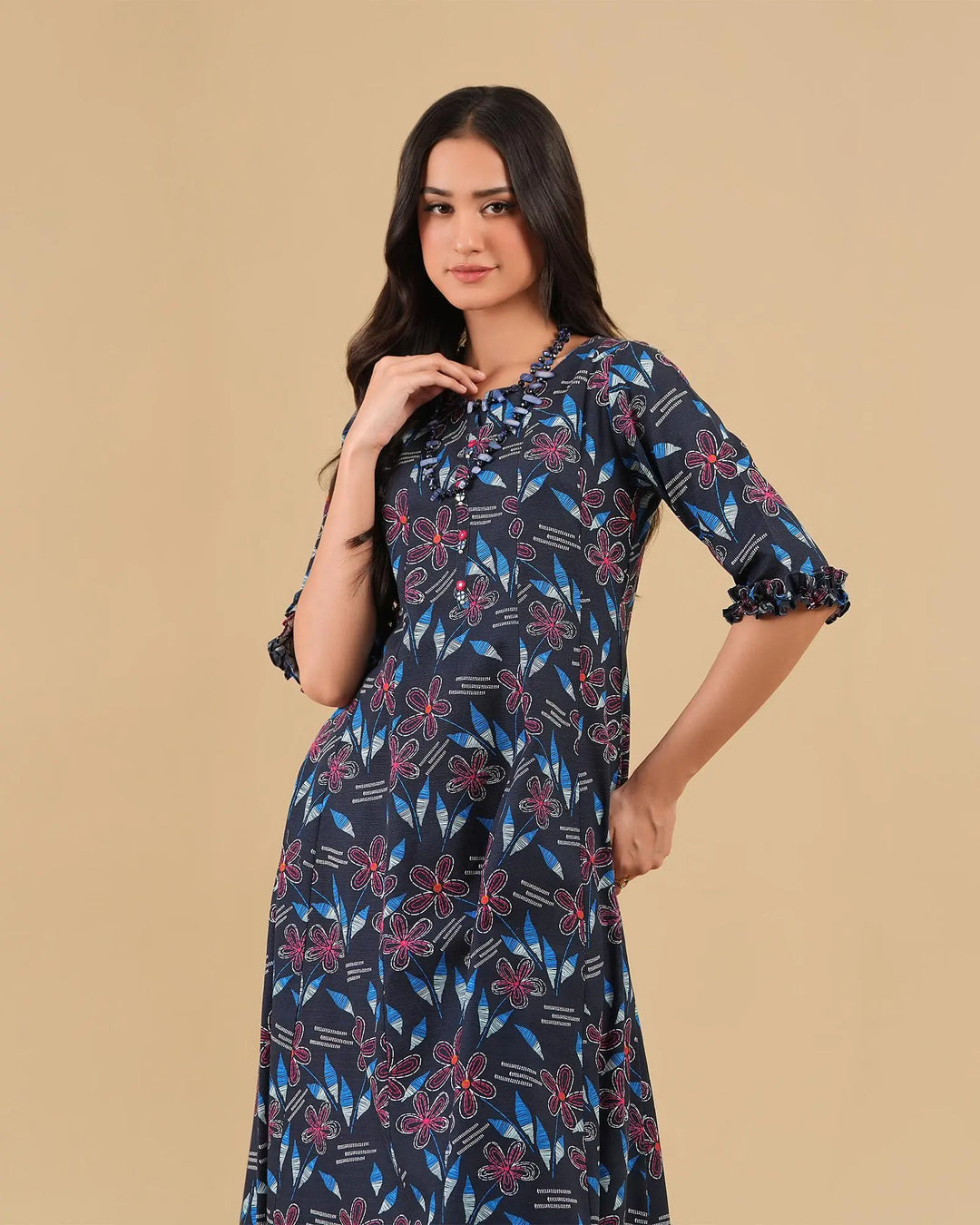 1-Piece Ready-to-Wear Lawn Frock | 17277-IG-LWN Sha Posh Textile