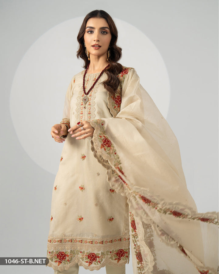 3 Piece Embroidered Suit | 1046-ST-B.NET