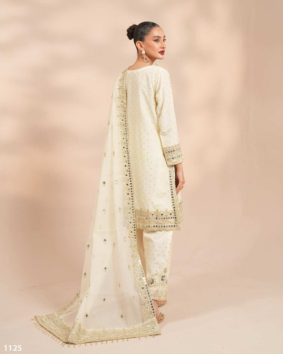 3 Piece Bindi Badla Suit | 1125-ST-B.BADLA - Sha Posh Textile