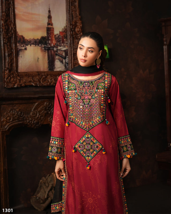 3 Piece Viscose Suit | 1301-NA-VS - Sha Posh Textile