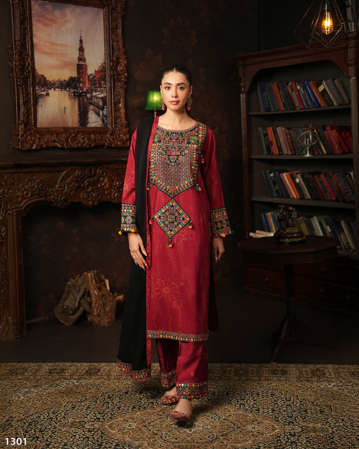 3 Piece Viscose Suit | 1301-NA-VS - Sha Posh Textile