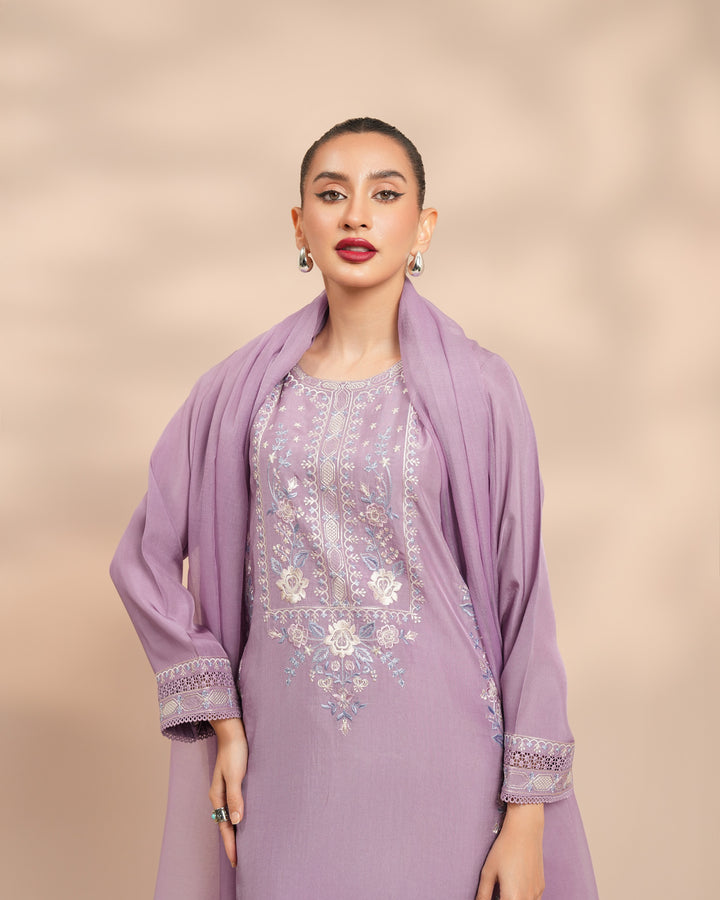 3 Piece Silk Suit Stitched | 1303-NA-SLK