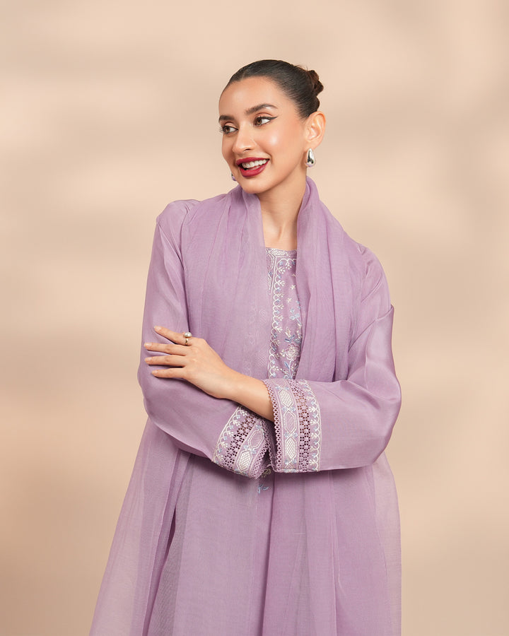 3 Piece Silk Suit Stitched | 1303-NA-SLK