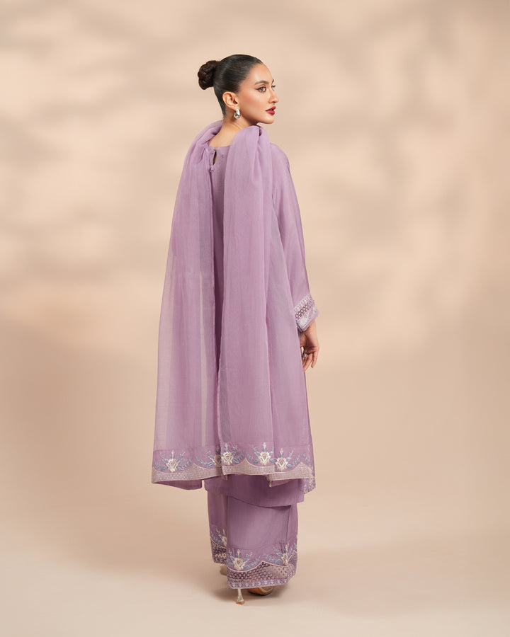 3 Piece Silk Suit Stitched | 1303-NA-SLK