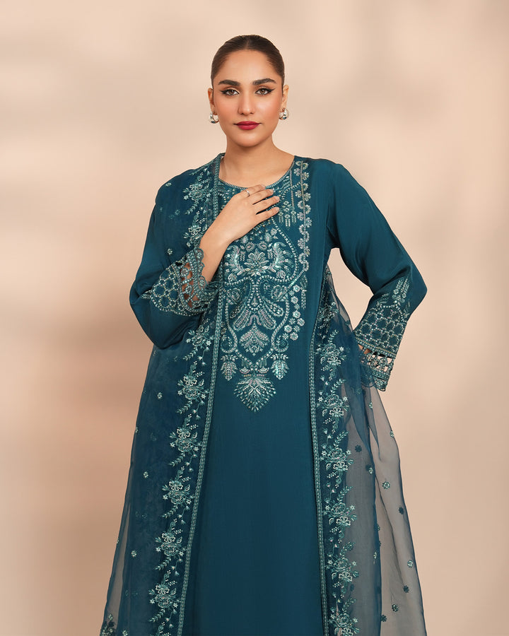 3 Piece Silk Suit Stitched | 1306-NA-SLK