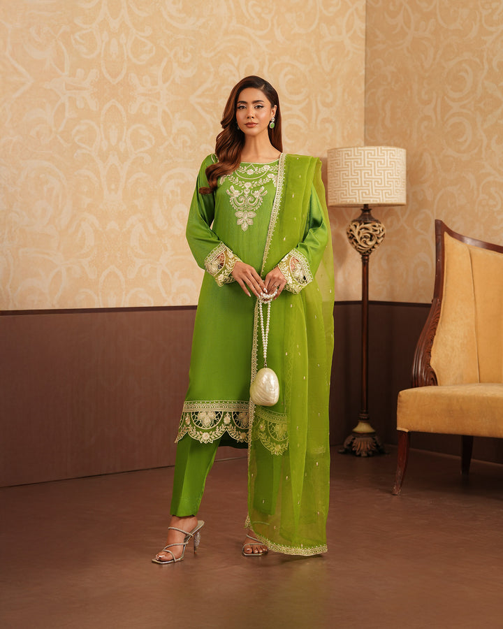 3-Piece Ready-to-Wear Cotail Suit | 1313-NA-KUT - Sha Posh Textile