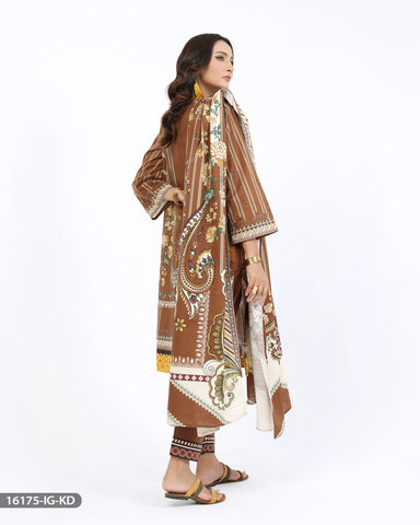 Khaddar Embroidered Suit