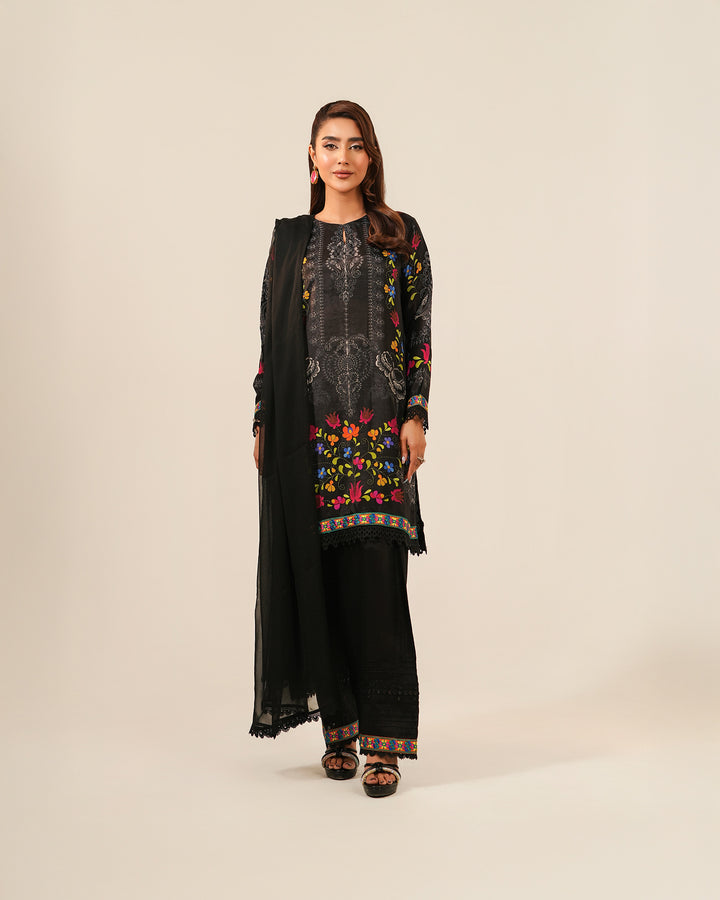 3-Piece Ready-to-Wear Raw Silk Suit | 16281-IG-RWS - Sha Posh Textile