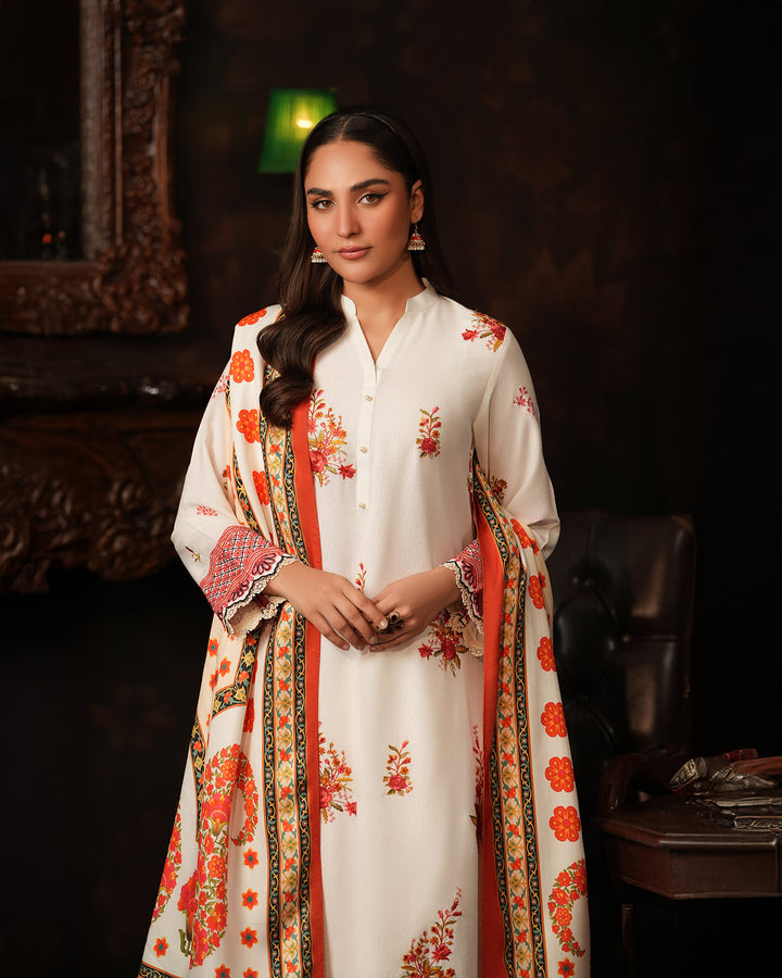 2 Piece Karandi Linen Suit Stitched | 16383-IG-K.LN (Duppatta is not included)