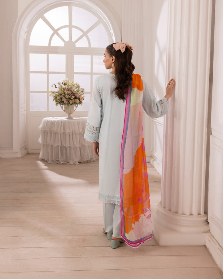 3-Piece Ready-to-Wear Jacquard Cotton Suit | 17166-IG-J.CT - Sha Posh Textile