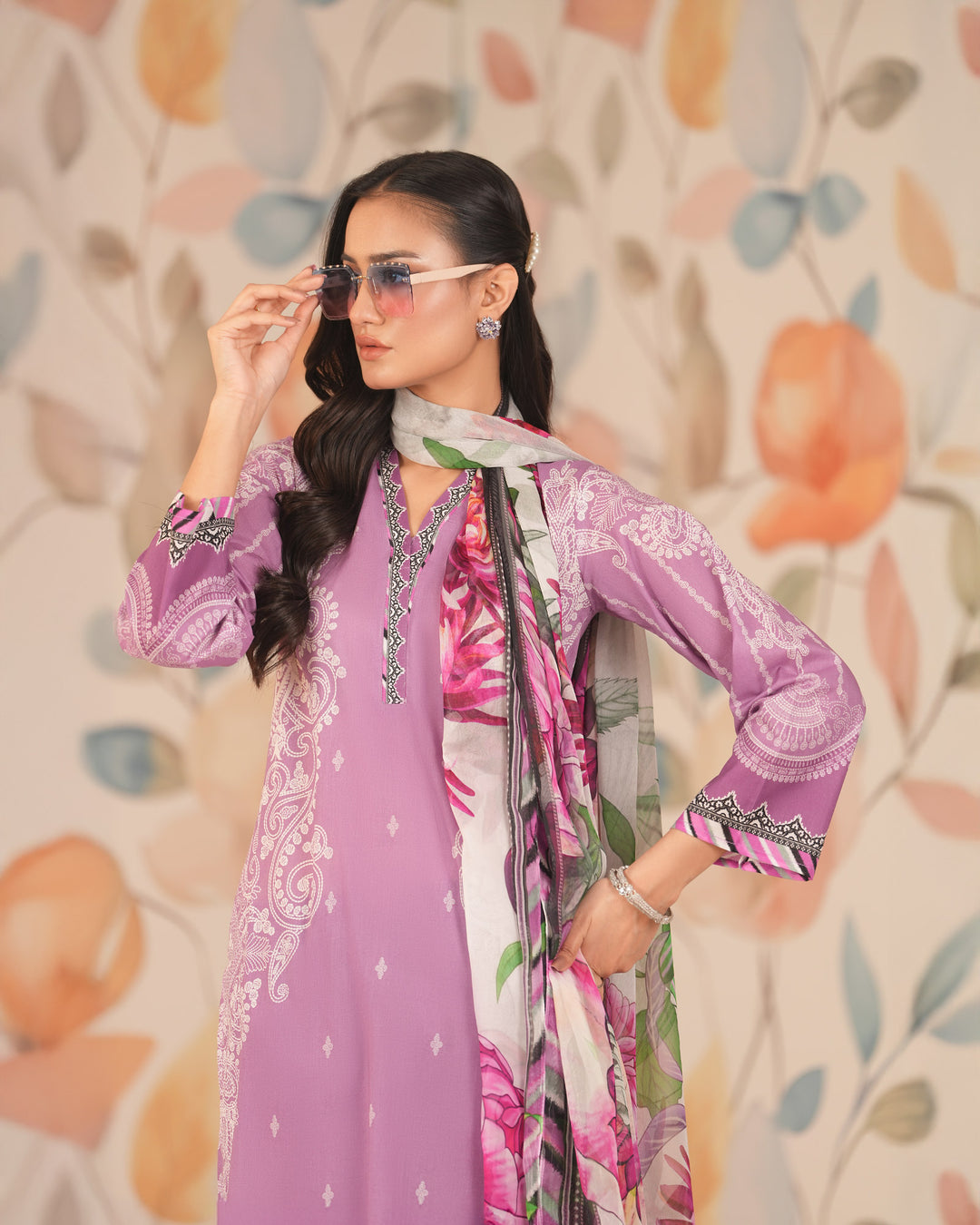 3 Piece Ready-to-Wear Lawn Suit | 17190-IG-LWN - Sha Posh Textile