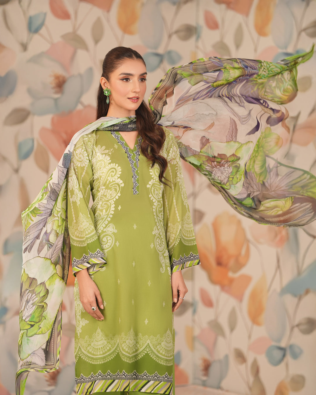 3 Piece Ready-to-Wear Lawn Suit | 17190-IG-LWN - Sha Posh Textile