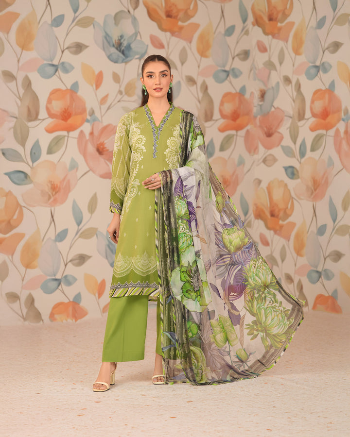 3 Piece Ready-to-Wear Lawn Suit | 17190-IG-LWN - Sha Posh Textile