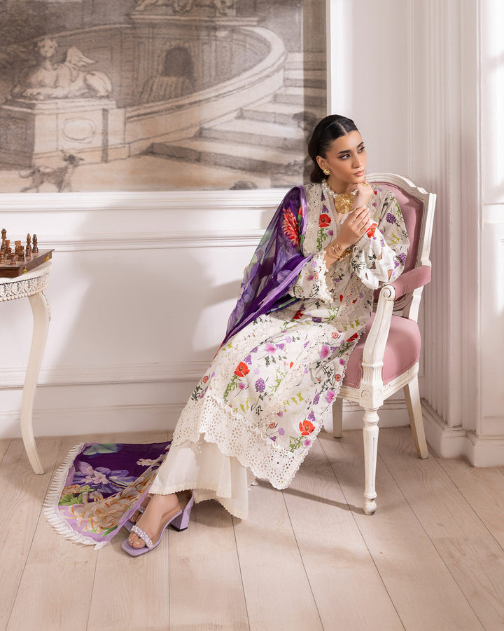 3-Piece Ready-to-Wear Cotton Printed Suit | 17209-IG-CT - Sha Posh Textile