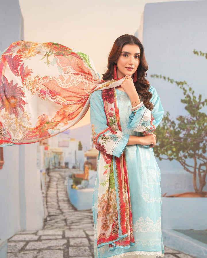 3-Piece Ready-to-Wear Lawn Suit | 17213-IG-LWN