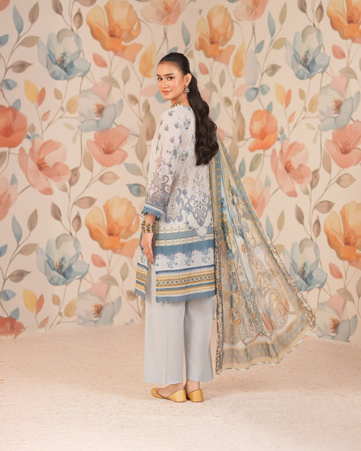 3-Piece Ready-to-Wear Lawn Suit | 17216-IG-LWN - Sha Posh Textile