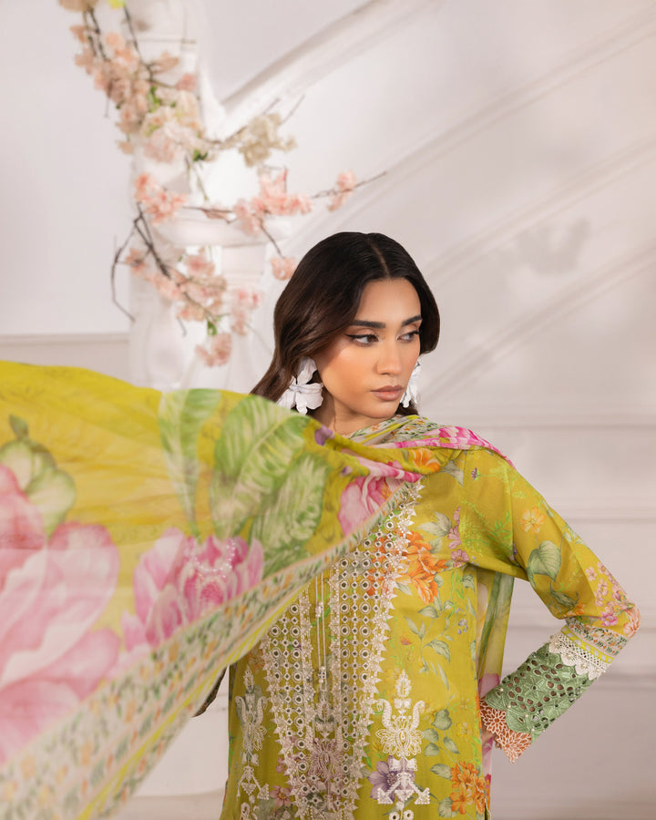 3-Piece Ready-to-Wear Lawn Suit | 17227-IG-LWN - Sha Posh Textile