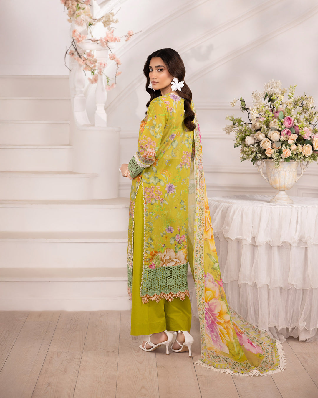 3-Piece Ready-to-Wear Lawn Suit | 17227-IG-LWN - Sha Posh Textile