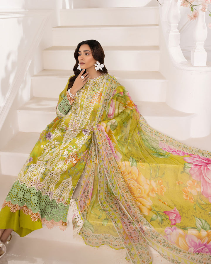 3-Piece Ready-to-Wear Lawn Suit | 17227-IG-LWN - Sha Posh Textile