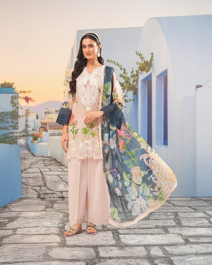 3 Piece Lawn Suit Stitched | 17228-IG-LWN - Sha Posh Textile