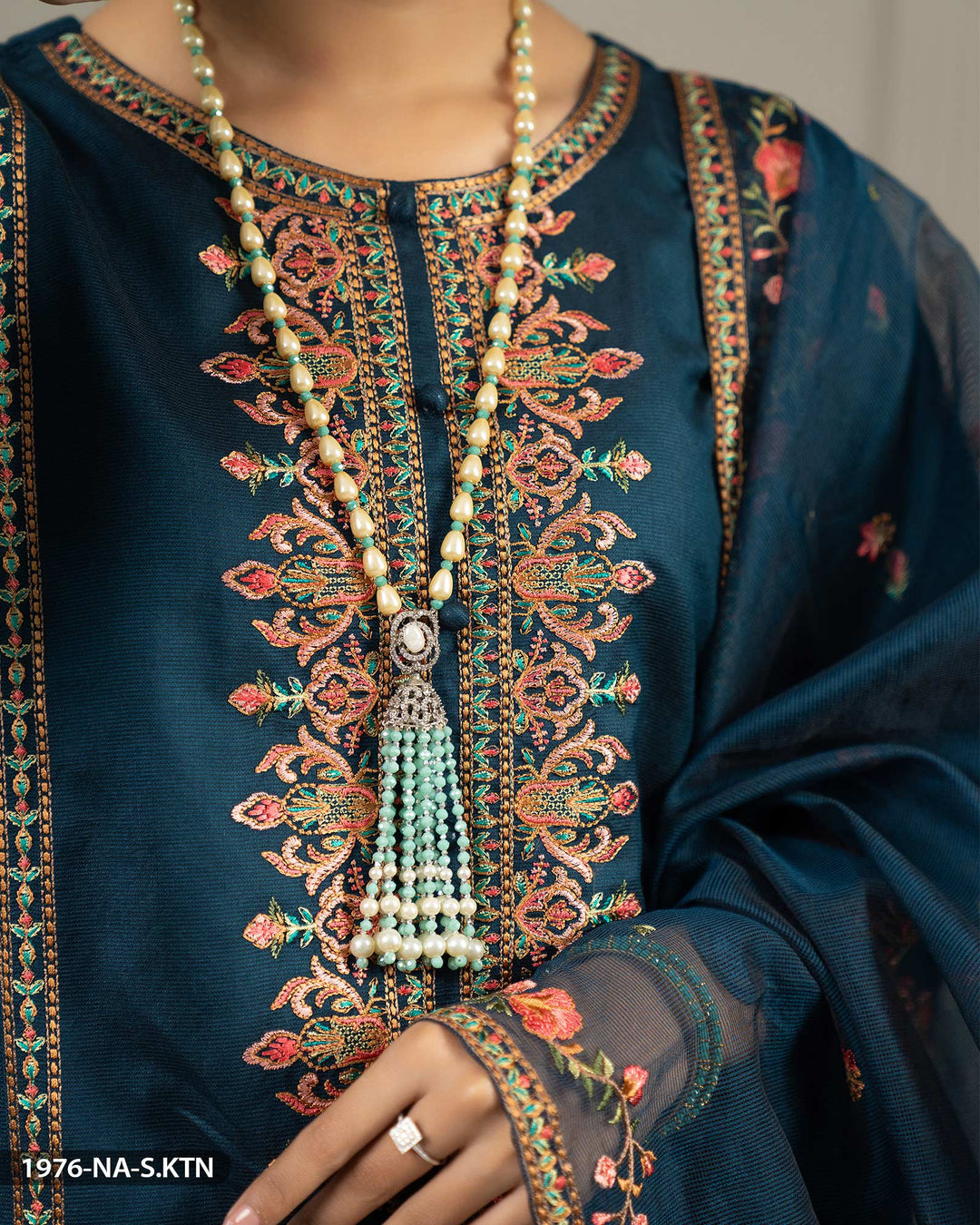 Stitched 3 Piece Embroidered Suit | 1976-NA-S.KTN