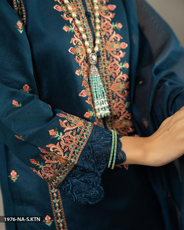 Stitched 3 Piece Embroidered Suit | 1976-NA-S.KTN