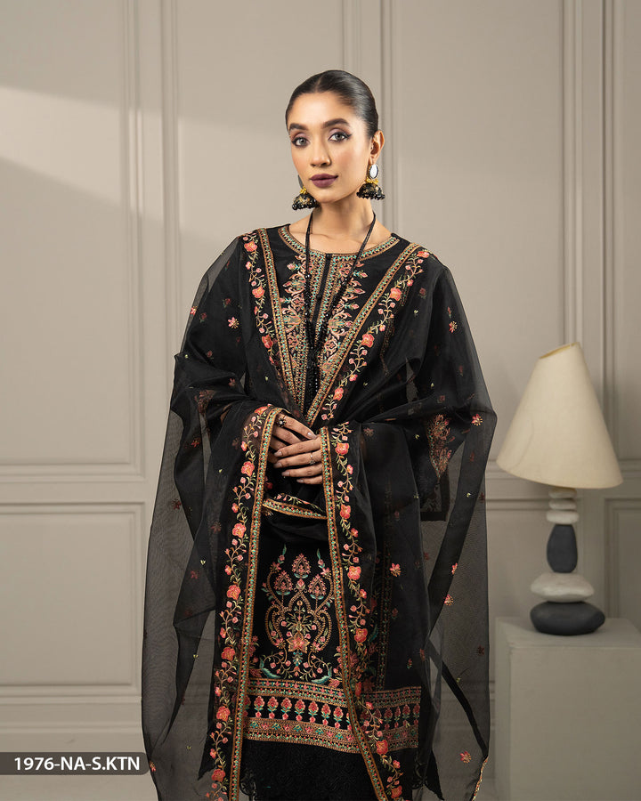 Stitched 3 Piece Embroidered Suit | 1976-NA-S.KTN