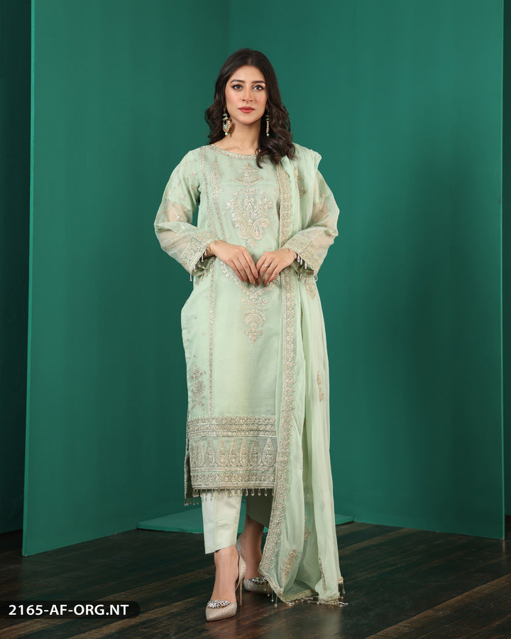 FORMAL 3PC EMBROIDERED SUIT | 2165-AF-ORZ