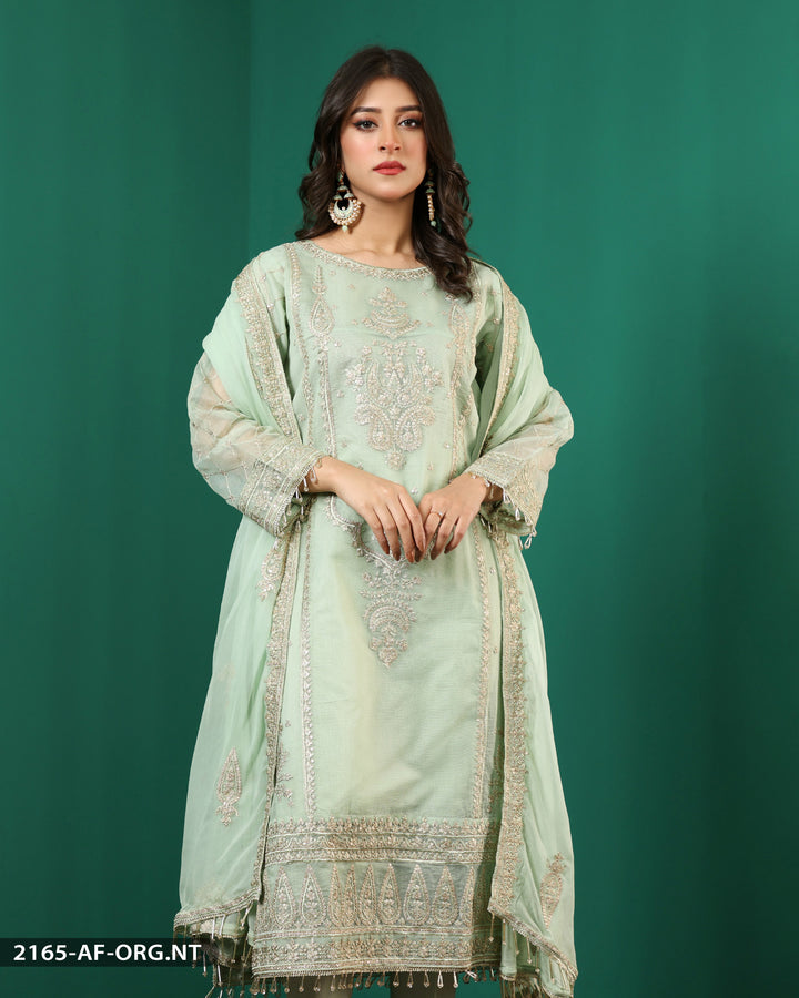 FORMAL 3PC EMBROIDERED SUIT | 2165-AF-ORZ