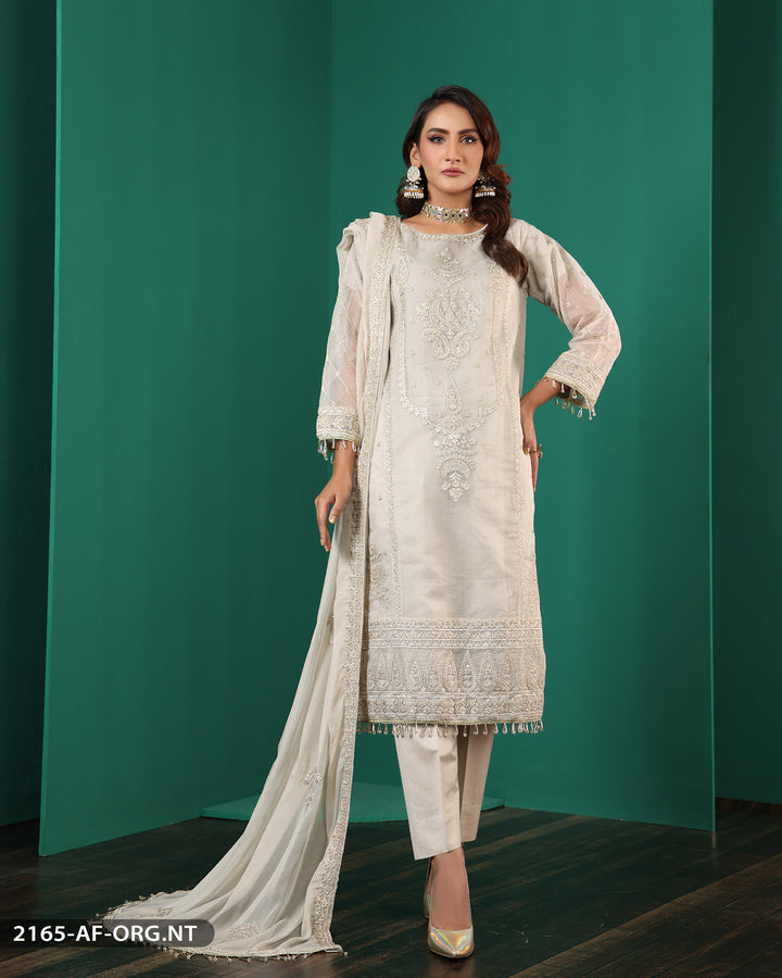 FORMAL 3PC EMBROIDERED SUIT | 2165-AF-ORZ