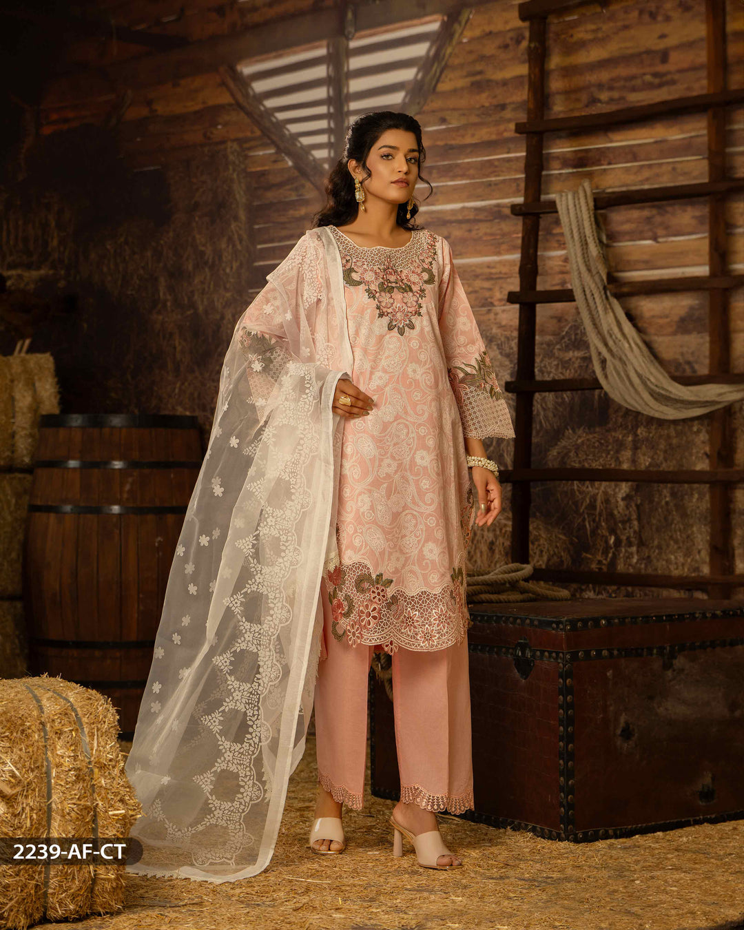 3 Piece Cotton Suit | 2239-AF-C.CT