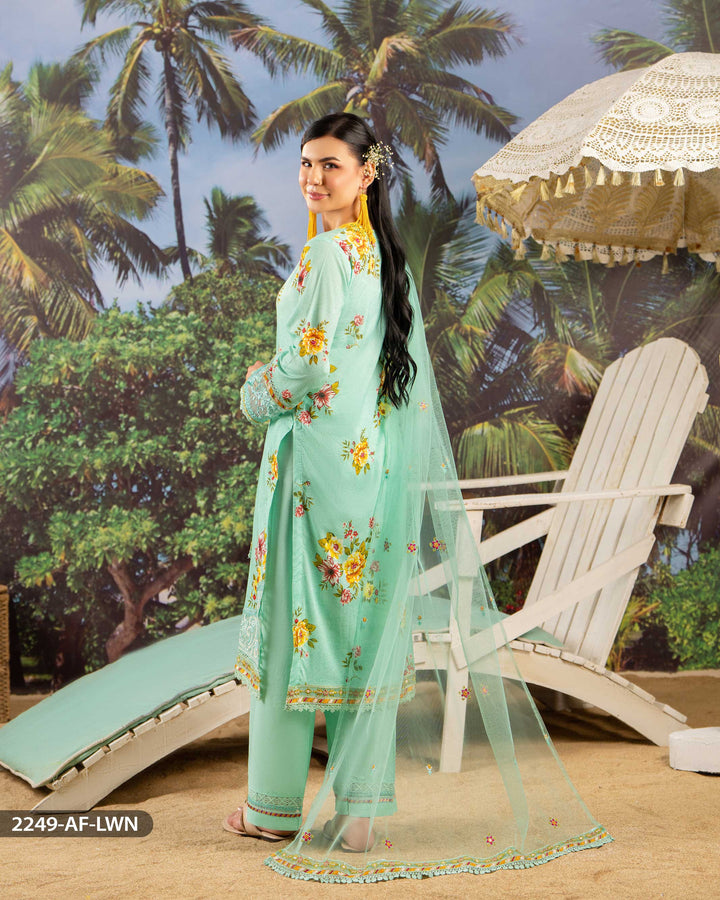 3 Piece Lawn Suit | 2249-AF-LWN