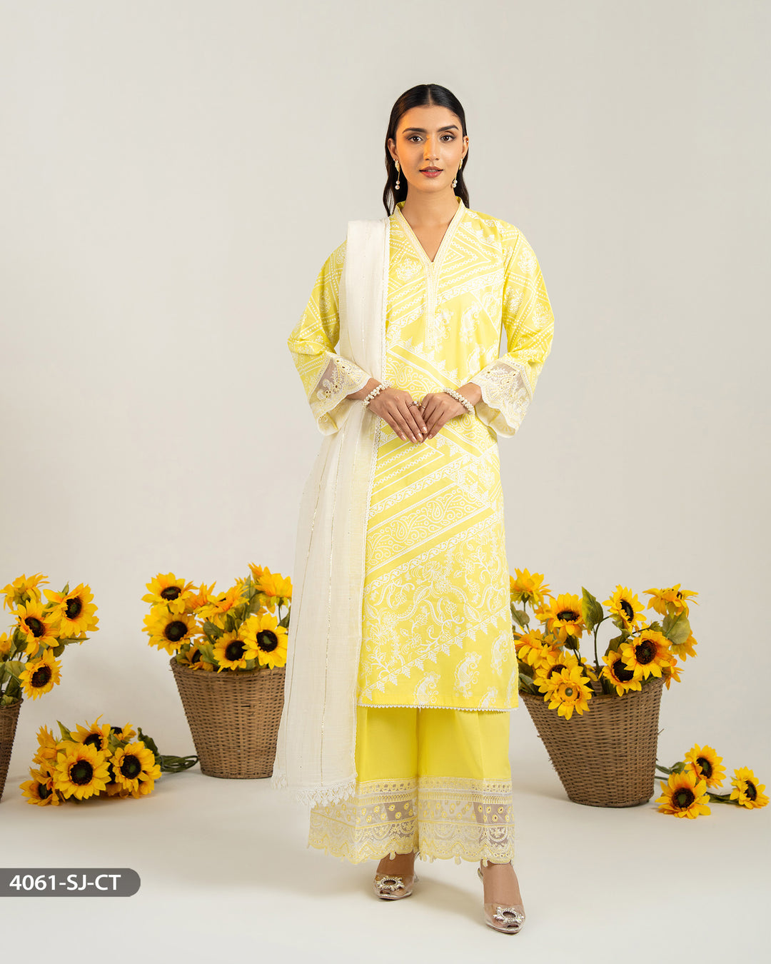 3 Piece Cotton Suit | 4061-SJ-K.CT