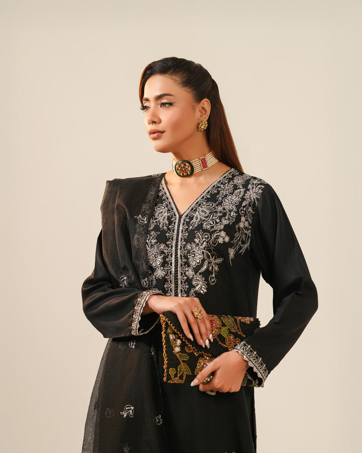 3-Piece Ready-to-Wear Cotail Suit | 4091-SJ-I.KUT - Sha Posh Textile