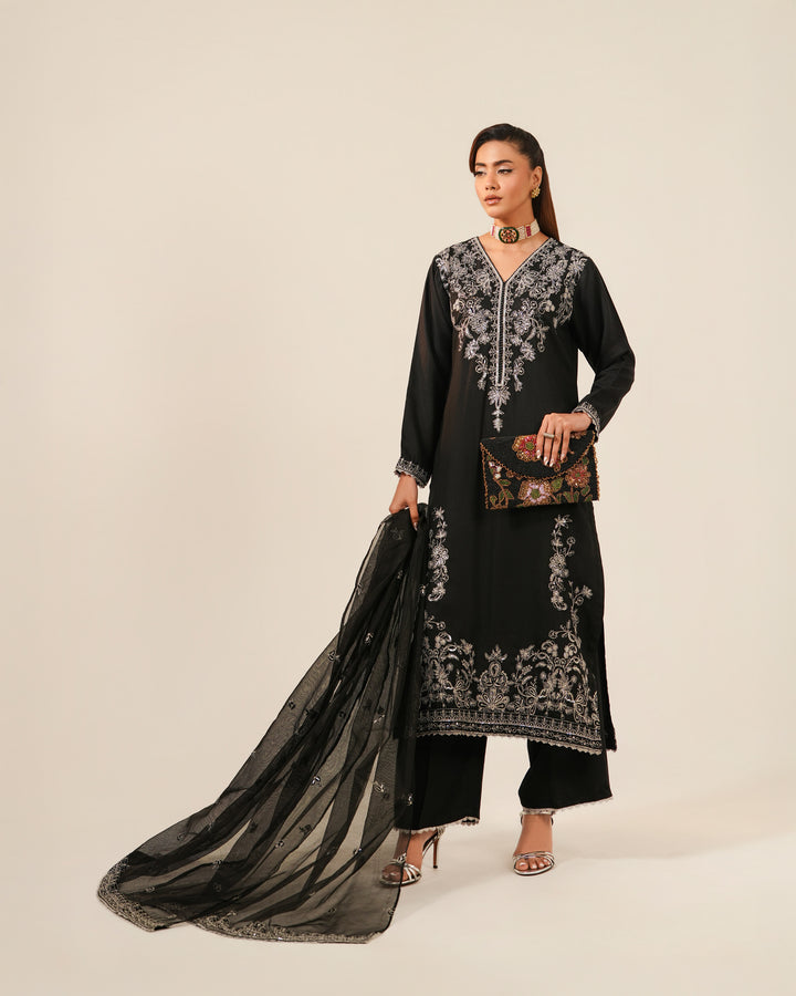 3-Piece Ready-to-Wear Cotail Suit | 4091-SJ-I.KUT - Sha Posh Textile