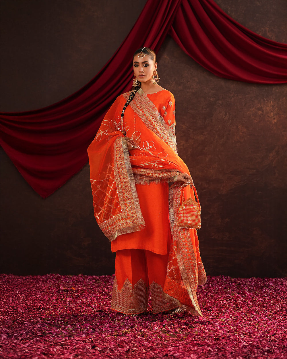 3-Piece Ready-to-Wear Raw Silk Suit | 415-AR-RWS - Sha Posh Textile