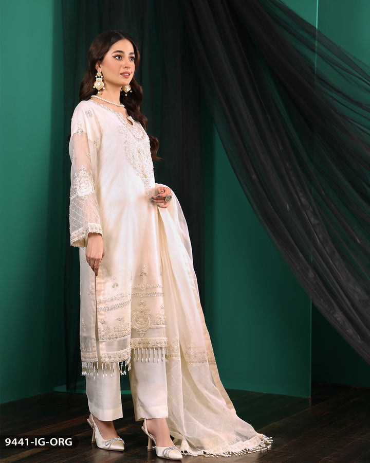 FORMAL 3PC EMBROIDERED SUIT | 9441-IG-ORZ