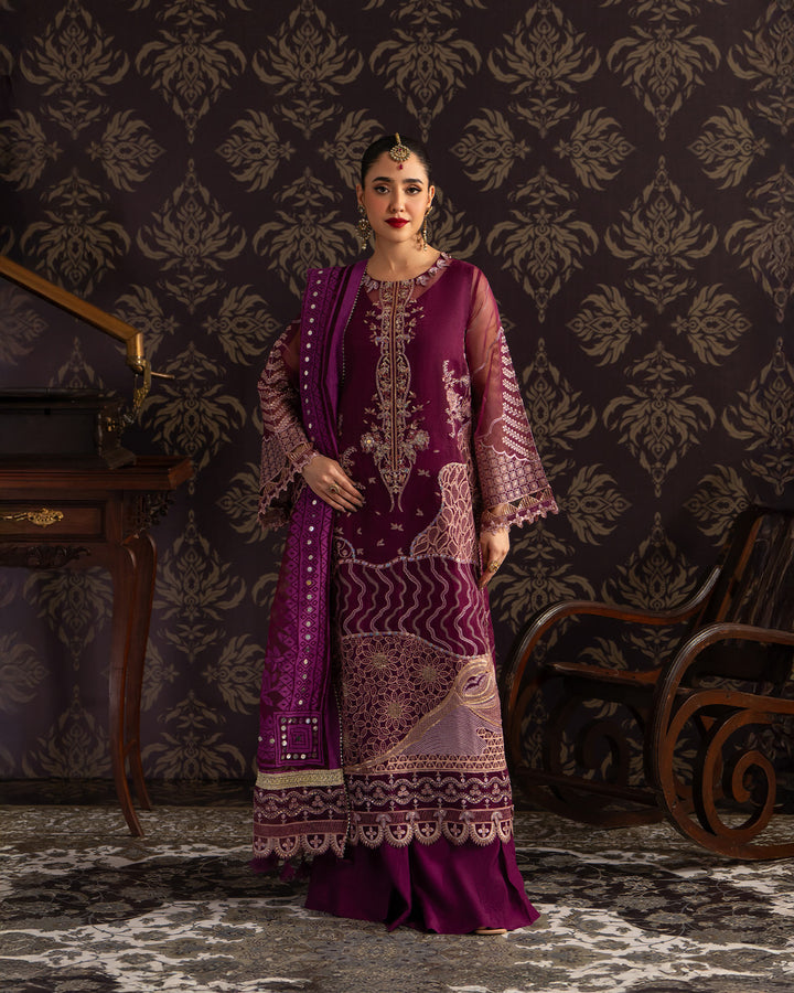 3 Piece Organza Suit | 9697-IG-ORZ - Sha Posh Textile