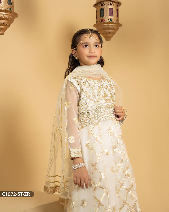 Kids 3 Piece Embroidered Suit | 1072-ST-ZR.BADLA