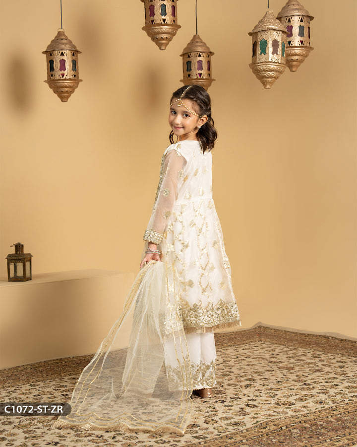 Kids 3 Piece Embroidered Suit | 1072-ST-ZR.BADLA