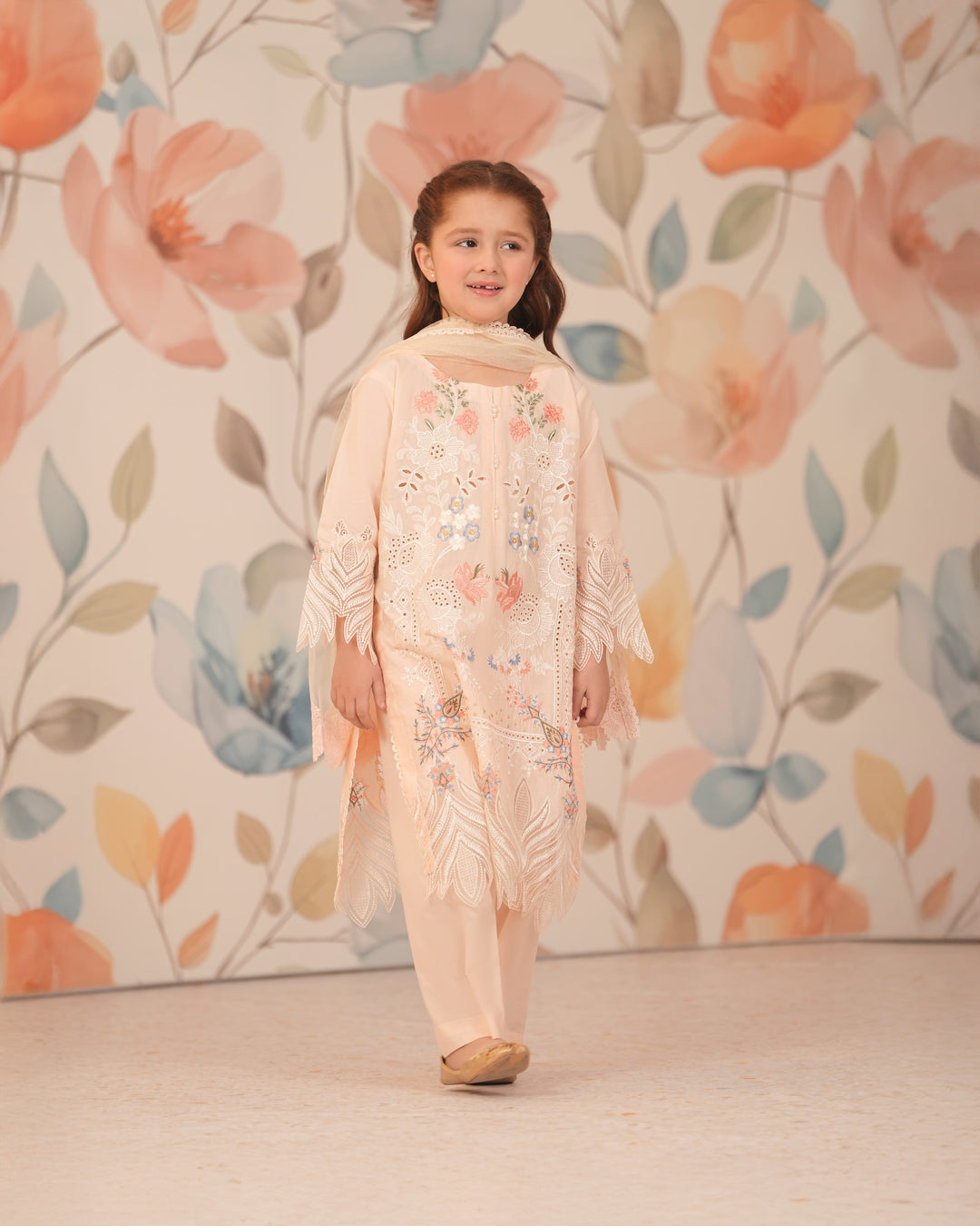 Kids 3 Piece Ready-to-Wear Cambric Cotton Suit | 1121-ST-K.CT - Sha Posh Textile