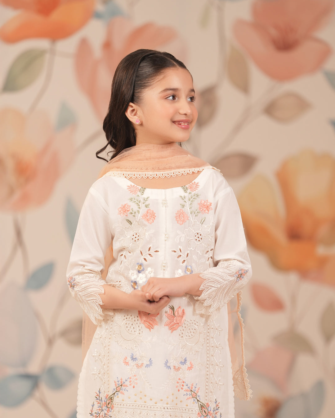 Kids 3 Piece Ready-to-Wear Cambric Cotton Suit | 1121-ST-K.CT - Sha Posh Textile