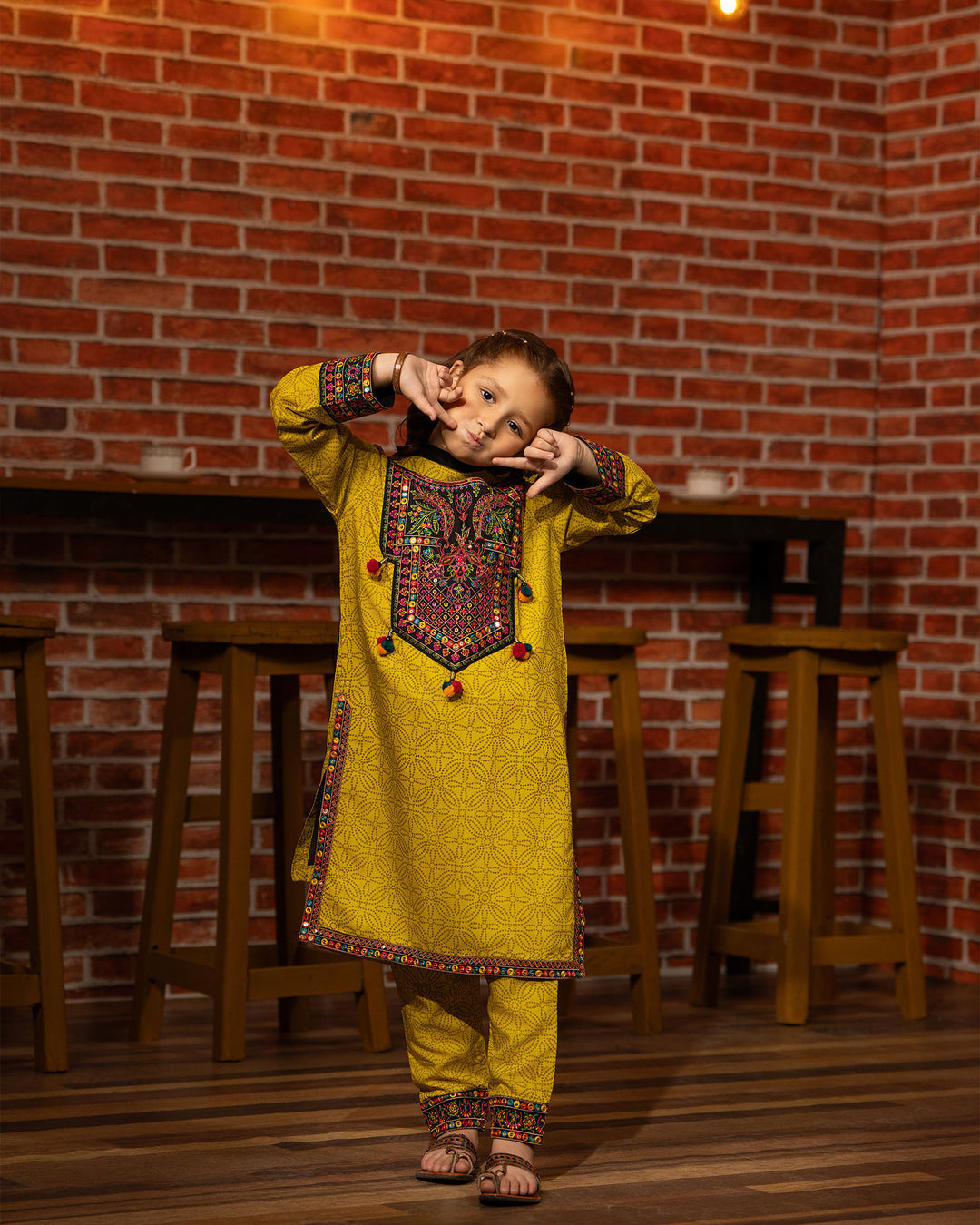 Kids 3 Piece Viscose Suit Stitched | 1301-NA-VS