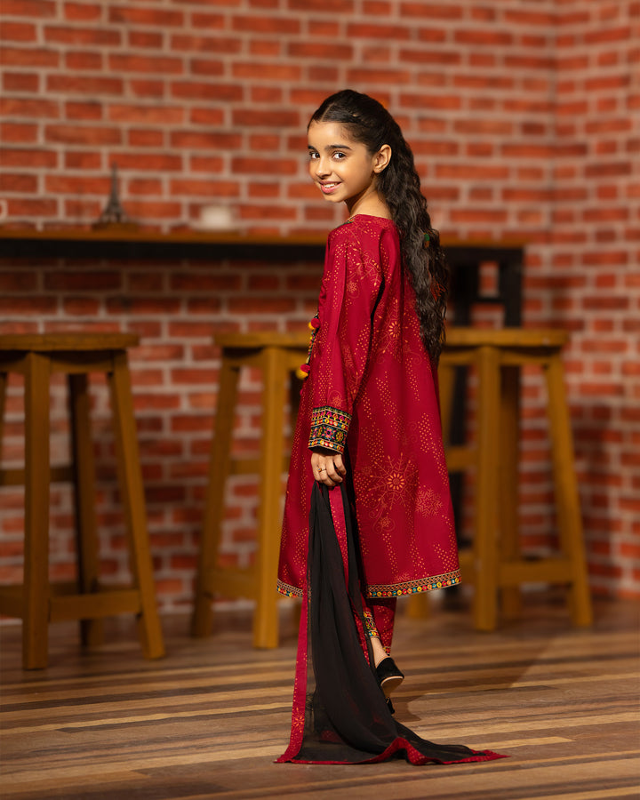 Kids 3 Piece Viscose Suit Stitched | 1301-NA-VS