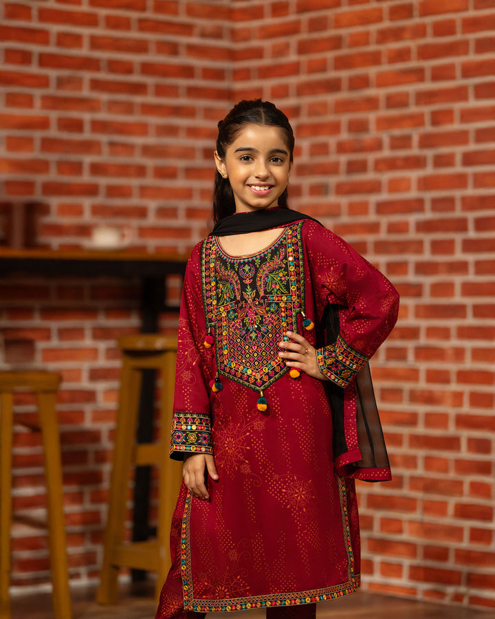 Kids 3 Piece Viscose Suit Stitched | 1301-NA-VS