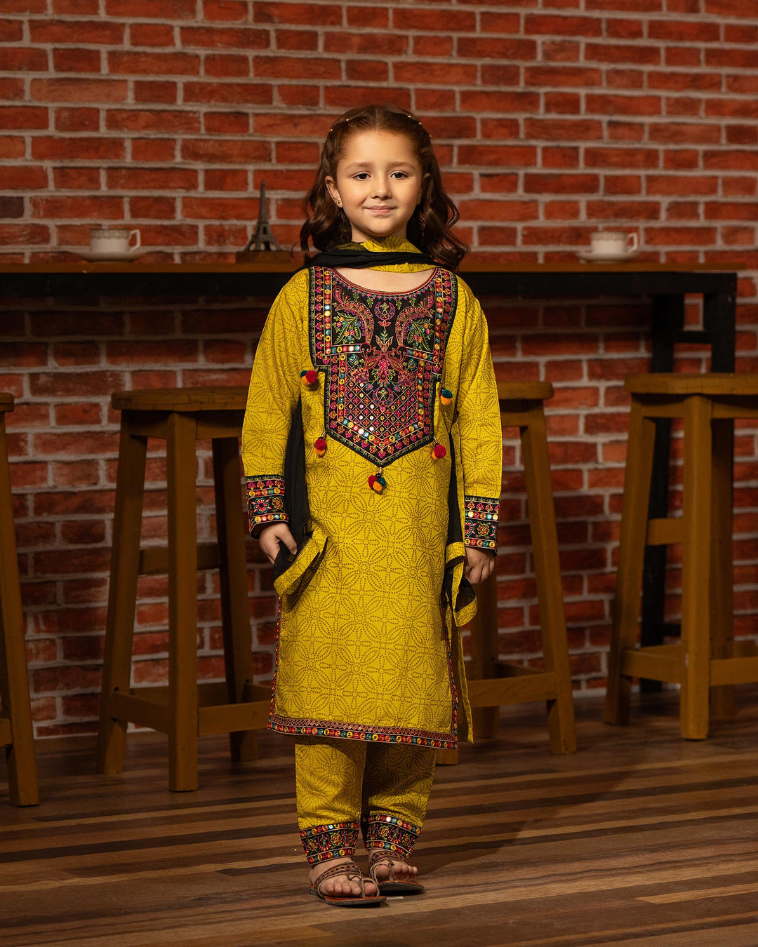 Kids 3 Piece Viscose Suit Stitched | 1301-NA-VS