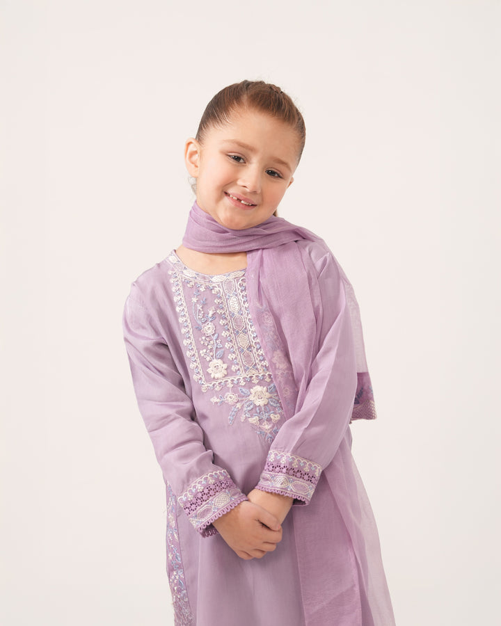 Kids 3 Piece Ready-to-Wear Silk Suit | 1303-NA-SLK - Sha Posh Textile