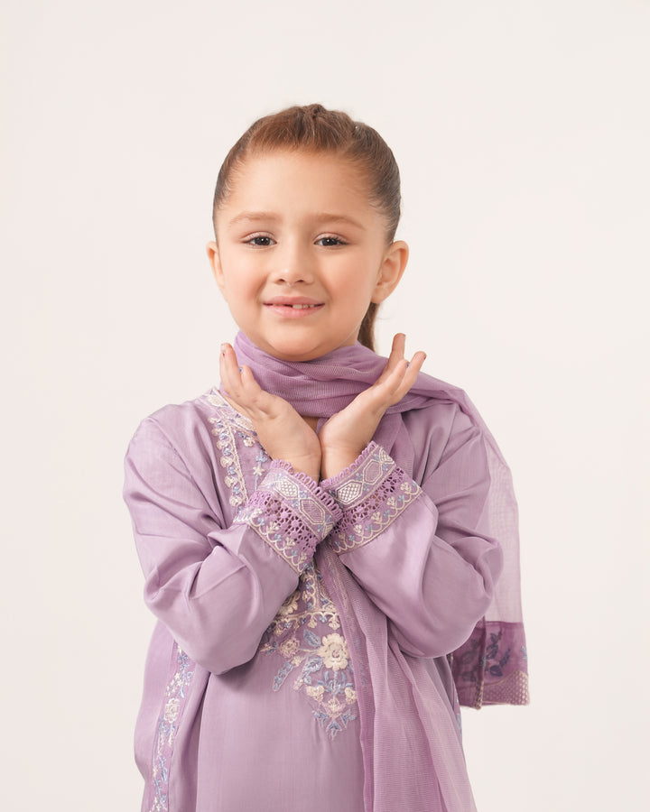 Kids 3 Piece Ready-to-Wear Silk Suit | 1303-NA-SLK - Sha Posh Textile